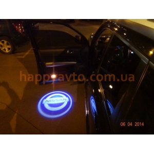 Подсветка дверей авто - Nissan